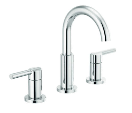 Nicoli Widespread Bathroom Faucet — Chrome