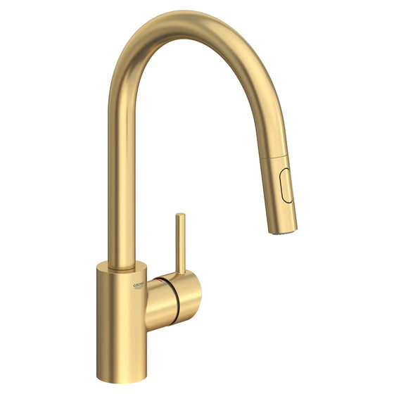 Concetto Single-Hole Pull-Down Faucet — Brushed Nickel