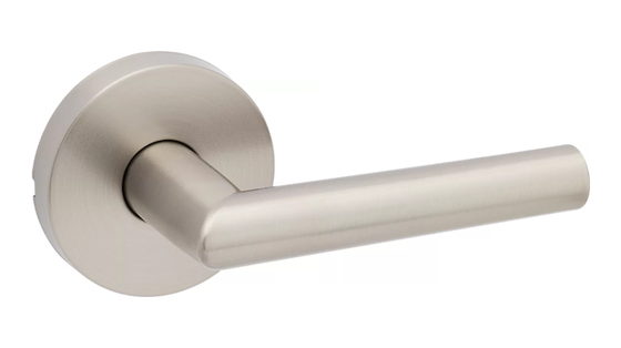 Milan Keyed Entry Lever — Brushed Nickel