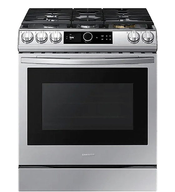Front Control Slide-In Gas Range — Stainless Steel