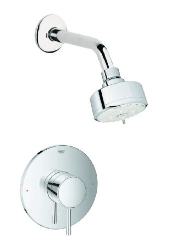 Essence Shower-Only Package — Chrome