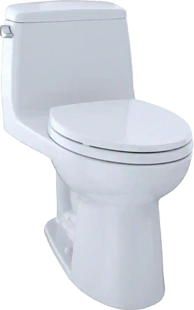 Eco UltraMax One-Piece Toilet — Cotton White