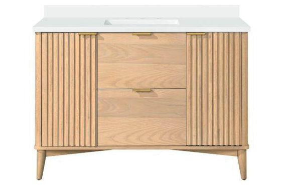 Ronson Single Vanity — Rustic Ash