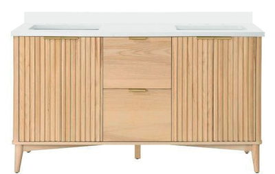 Ronson Double Vanity — Rustic Ash